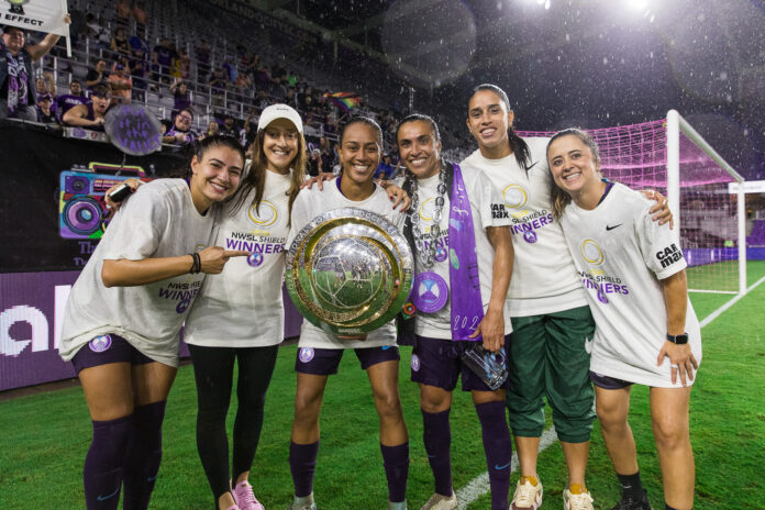 Orlando Pride grand vainqueur du NWSL Shield avec Marta en capitaine