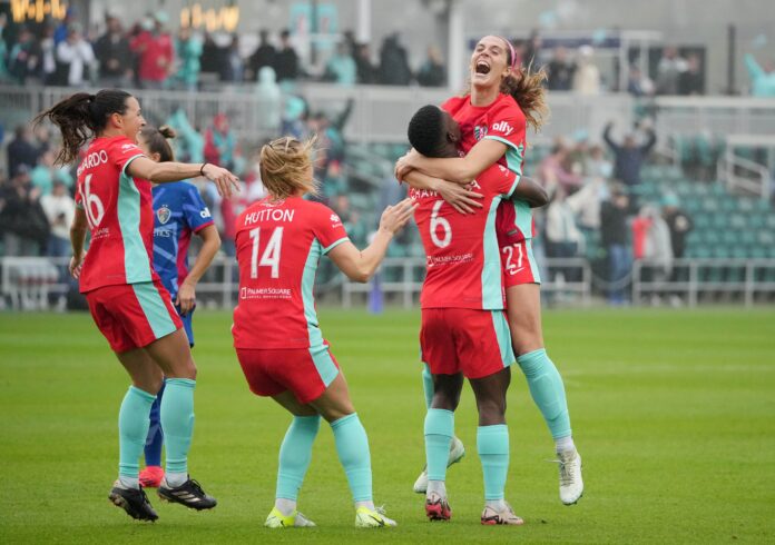 Kansas city joie face à North Carolina Courage