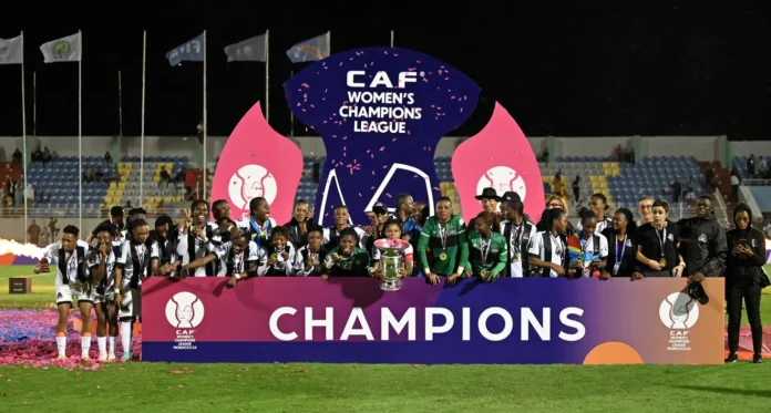 Joueuses du TP Mazembe couronnées de la Ligue des champions féminine de la CAF