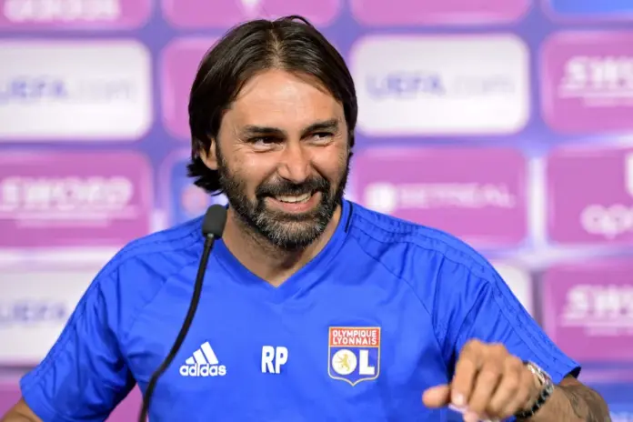 Reynald Pedros avec l'OL Féminin © PHOTOPQR/LE PROGRES/Photo Stephane GUIOCHON