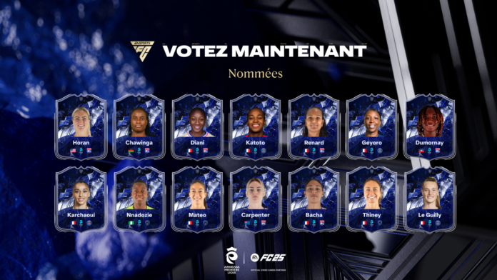 Arkema vote EA FC25 jeu equipe année féminine féminin