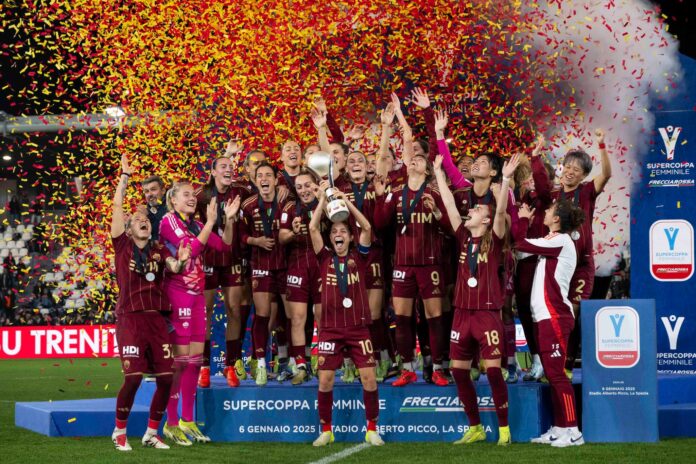 AS Rome Roma féminine féminin foot Italie