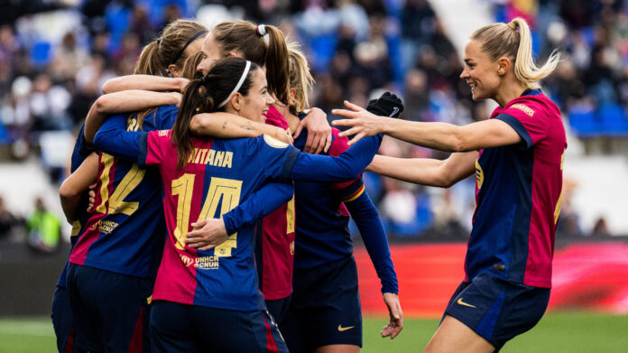 Barcelone Barcelona FC feminin féminine Real Madrid Espagne COupe