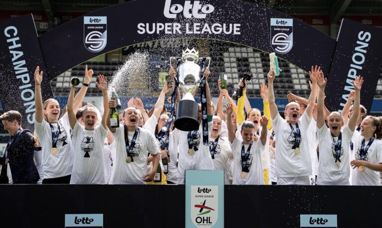 Louvain Leuven Belgique féminine féminin football championne