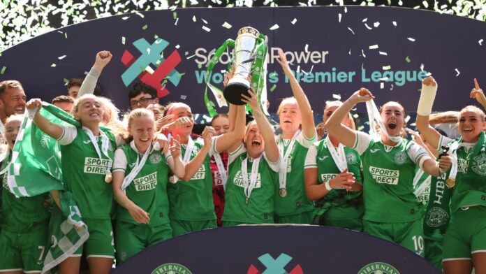 Hibernian Ecosse féminin féminine foot