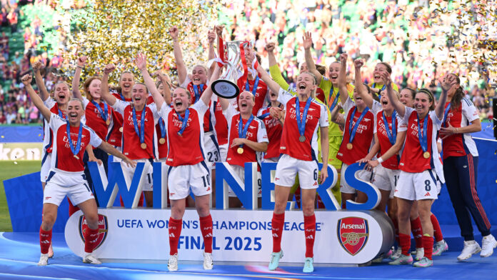 Arsenal féminin féminine Coupe Europe ligue des championnes champions féminine féminin