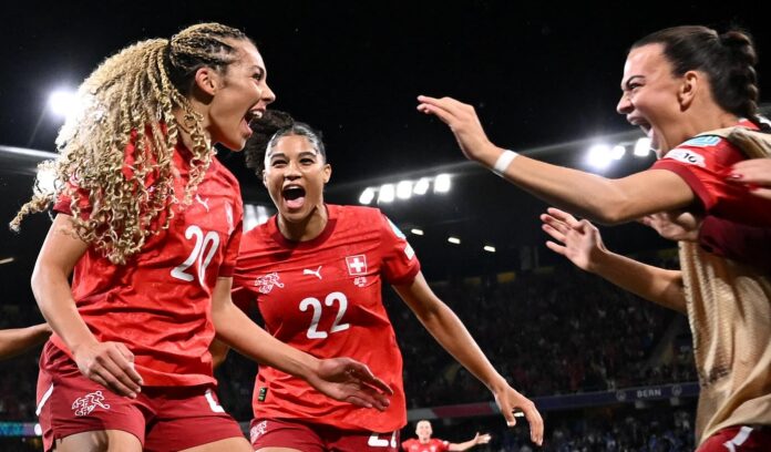 Suisse Suissesses Pilgrim Schertenleib féminine féminin Euro 2025