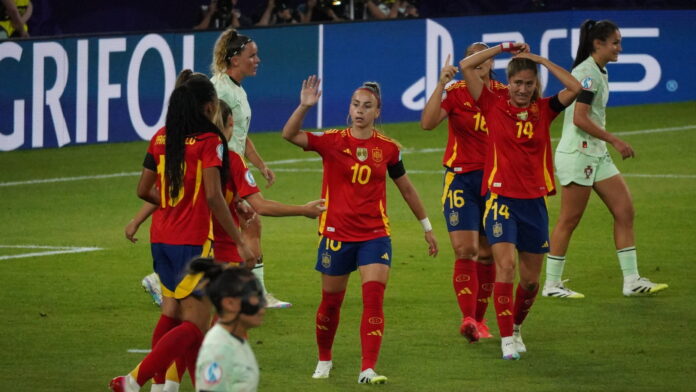 Espagne féminine féminin Roja Espagne foot Euro 2025