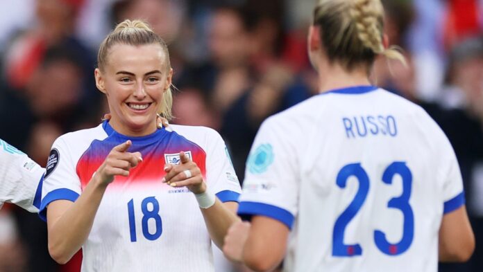 Kelly Angleterre Euro féminin féminine