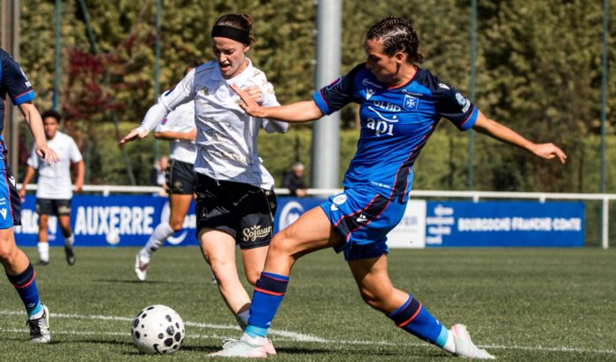 Saint-Malo Auxerre féminine féminin Seconde Ligue