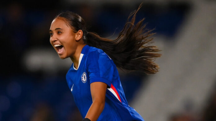 Alyssa Thompson Chelsea féminin féminine