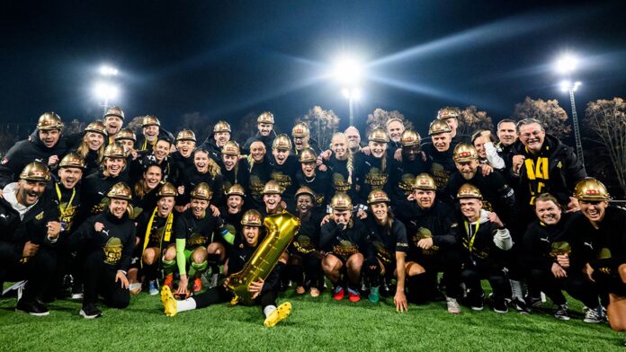 Le BK Häcken remporte la Damallsvenskan 2025
