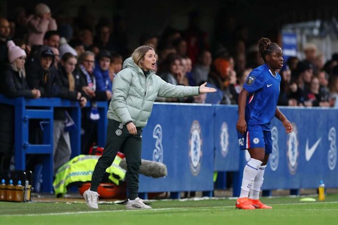 Bompastor Chelsea-Everton WSL 2025-26 10e journée