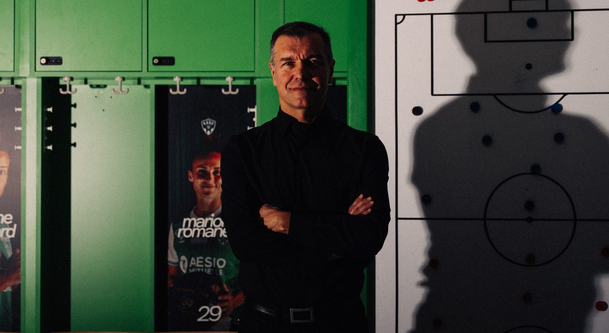 Yannick Chandioux déboule sur le banc de l’AS Saint-Etienne