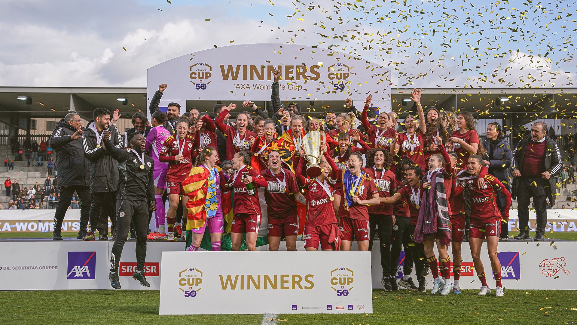 Troisième Coupe de Suisse pour le Servette, de nouveau au sommet