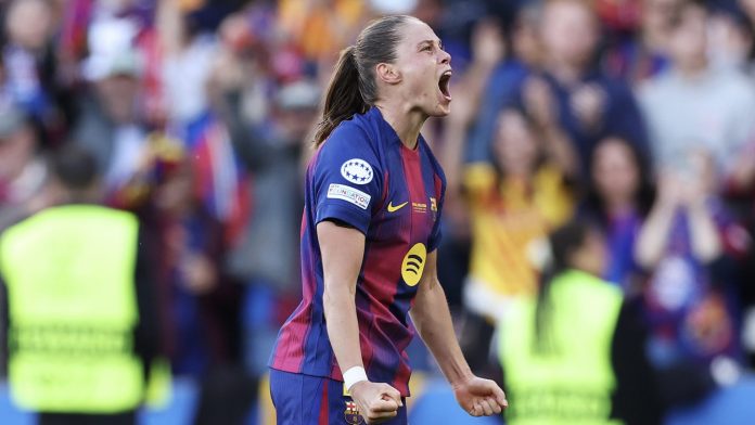Pajor barcelone féminin féminine OL finale