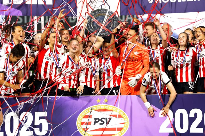 Le PSV Eindhoven remporte le championnat néerlandais 2026