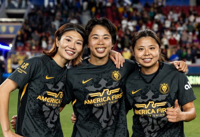 3 joueuses japonaises buteuse de l'Utah Royals NWSL 2026
